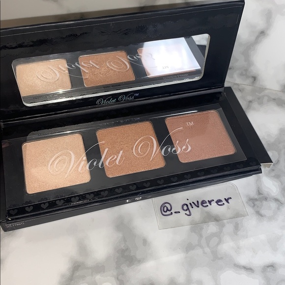LNIB 3 x Violet Voss Highlighter Palette - Picture 3 of 14